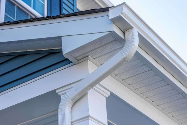 Cheap and durable vinyl gutters installation in Madison